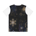 Men's Sacred Geometry Lounge Shirt — Cosmic Constellation — Front View