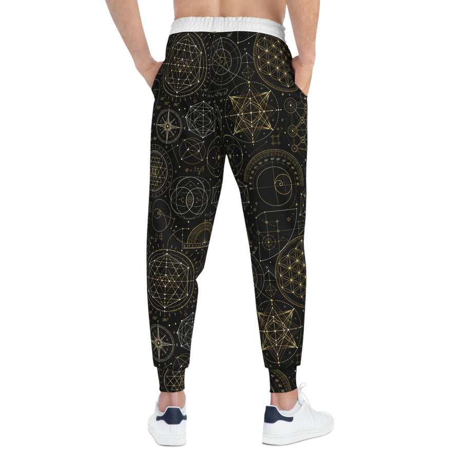 Sacred Geometry Joggers — Cosmic Blueprint