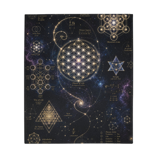 Sacred Geometry Blanket — Cosmic Constellation