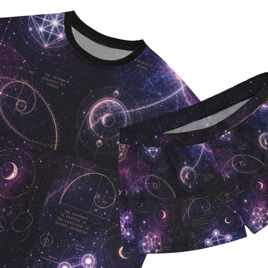 Women's Sacred Geometry Pyjama Set — Cosmic Feminine