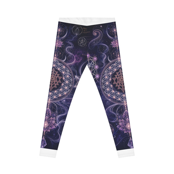Women's Sacred Geometry Leggings — Sacred Bloom
