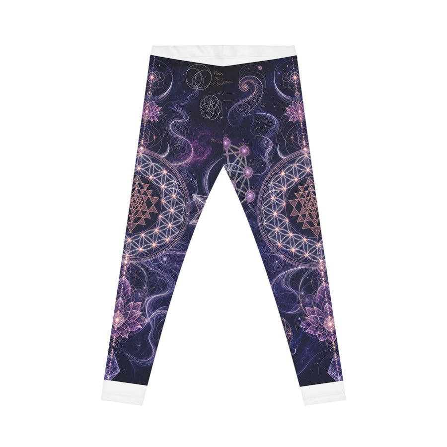 Women's Sacred Geometry Leggings — Sacred Bloom