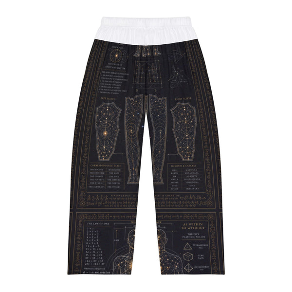 Pantalon de pyjama géométrie sacrée — Plan sacré — Homme