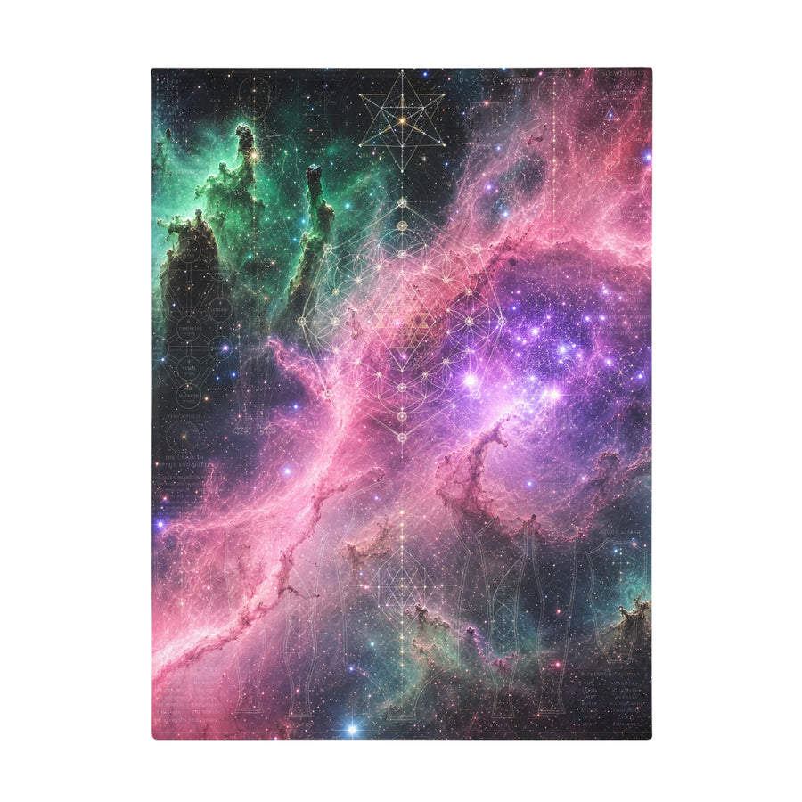 Sacred Geometry Blanket — Pillars of Creation