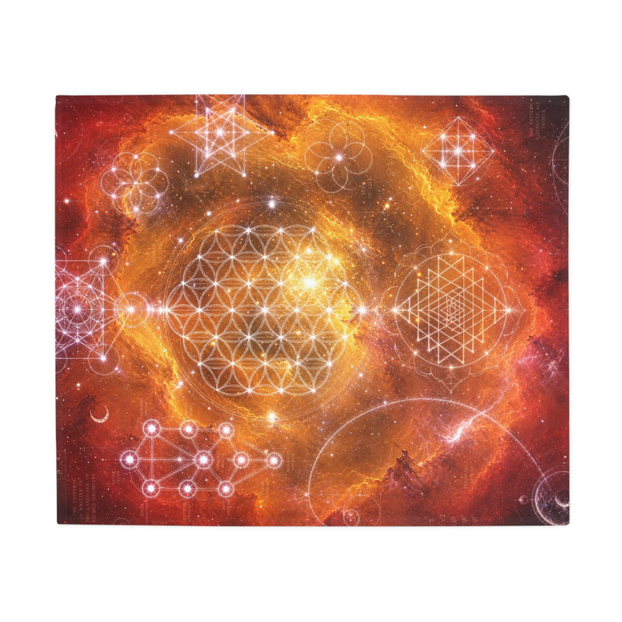 Sacred Geometry Blanket — Soul Nebula