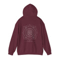 Sacred Grid Hoodie — Maroon