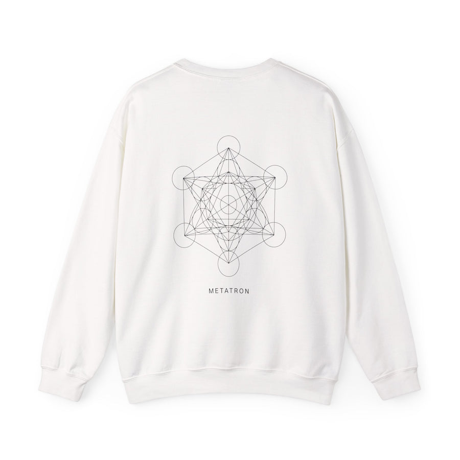 Metatron Crewneck — White