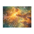 Sacred Geometry Blanket — Flame Nebula