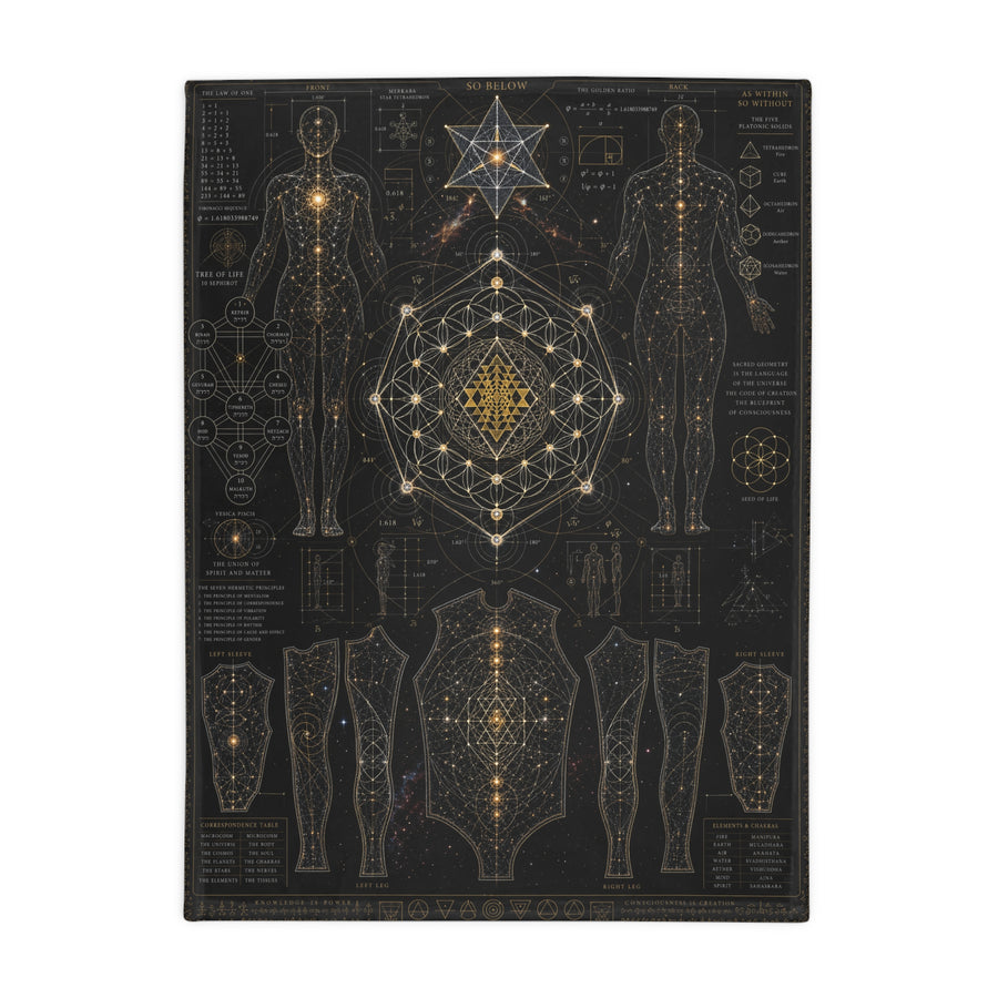 Sacred Geometry Blanket — Sacred Blueprint