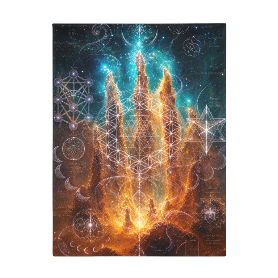 Sacred Geometry Blanket — Butterfly Nebula