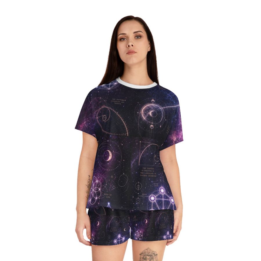 Women's Sacred Geometry Pyjama Set — Cosmic Feminine