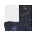 Sacred Geometry Blanket — Blue Flash Nebula