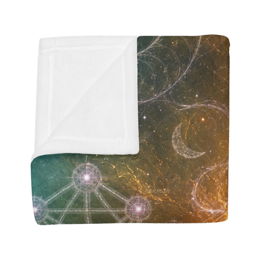 Sacred Geometry Blanket — Flame Nebula
