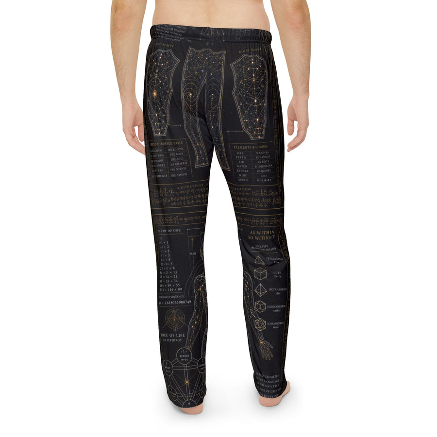 Men's Sacred Geometry Pyjama Pants — Sacred Blueprint