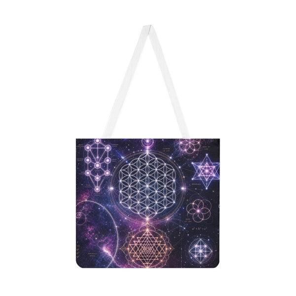 Sacred Geometry Tote Bag — Cosmic Bloom
