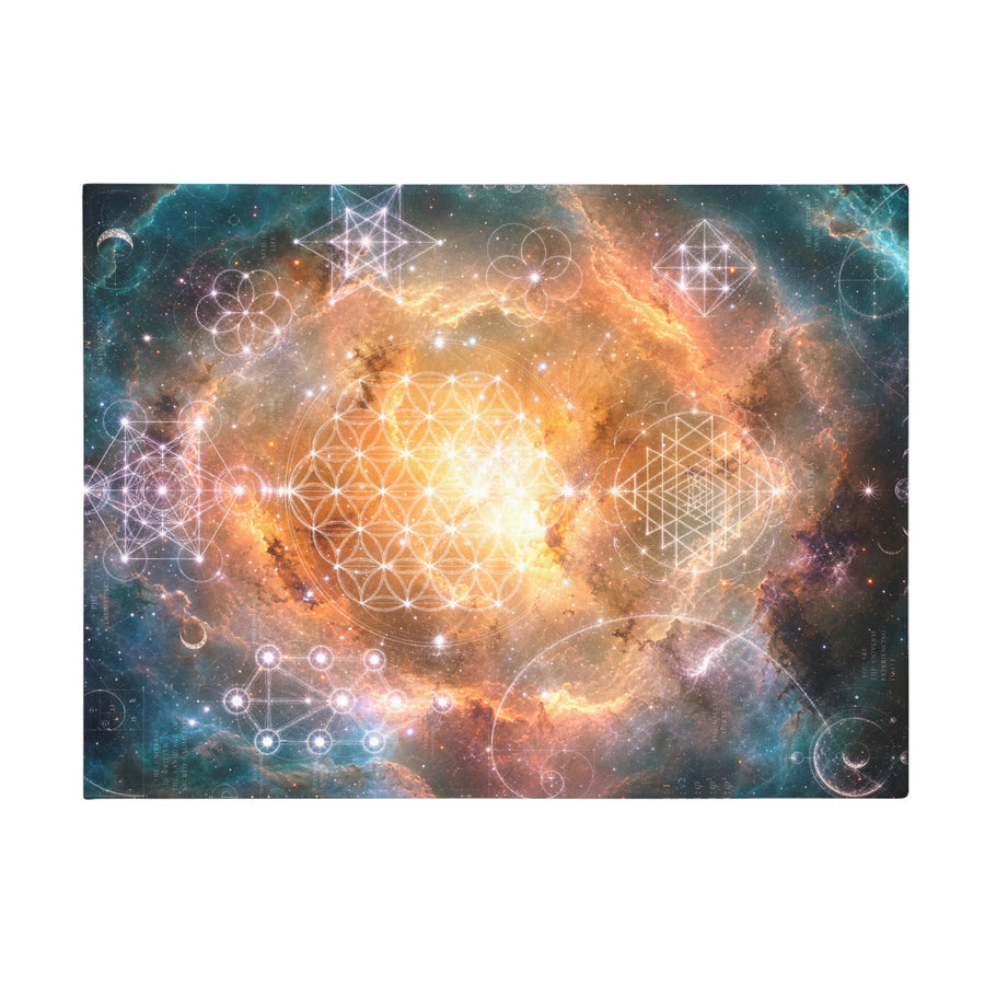 Sacred Geometry Blanket — Ring Nebula
