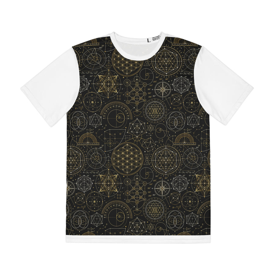 Men's Sacred Geometry Lounge Shirt — Origin Universe — Front View