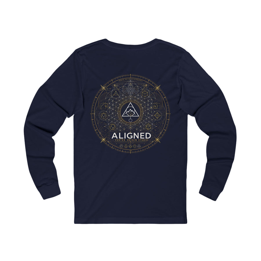 Aligned Long Sleeve — Navy