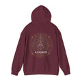 Aligned Hoodie — Maroon