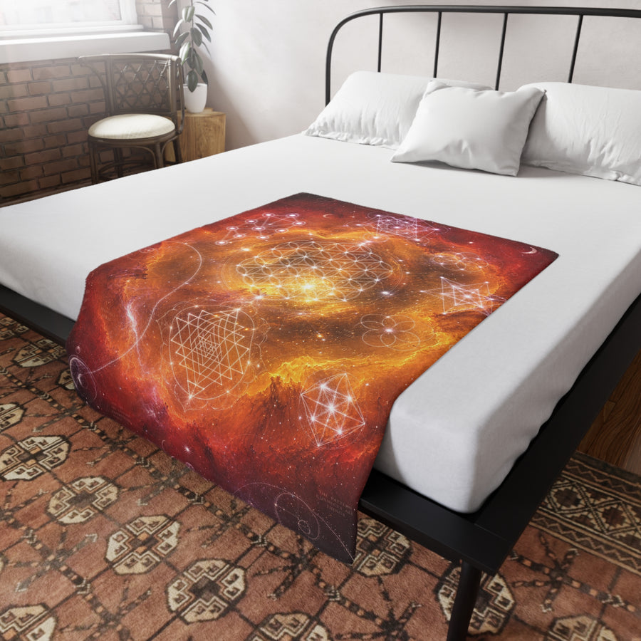 Sacred Geometry Blanket — Soul Nebula