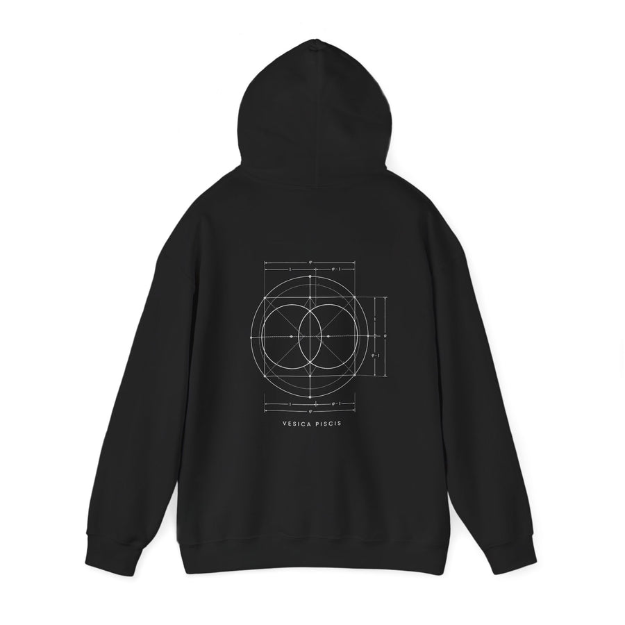 Vesica Piscis Hoodie — Black