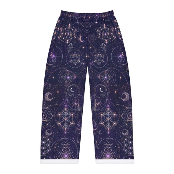 Pantalon de pyjama géométrie sacrée — Tissu céleste — Homme