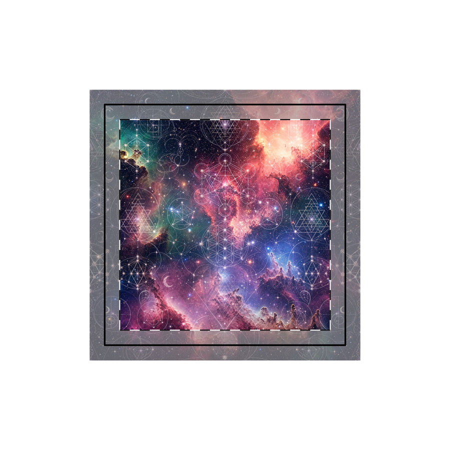 Sacred Geometry Throw Pillow Case - Celestial Weave