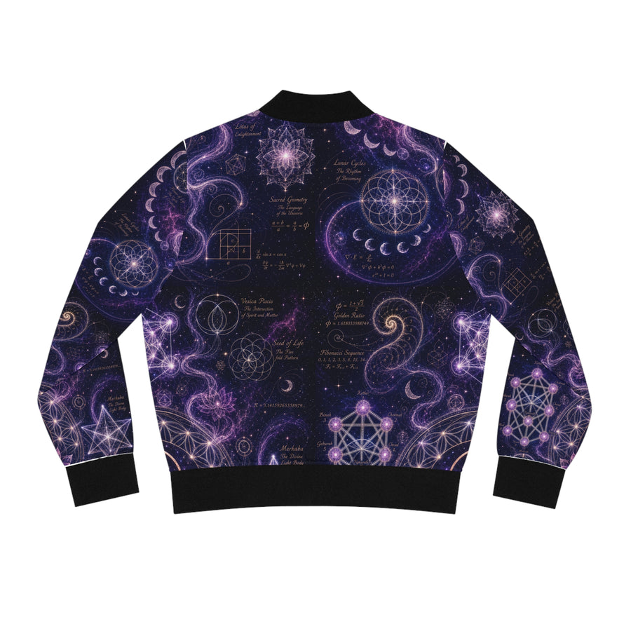 Women's Sacred Geometry Bomber Jacket — Origin Universe