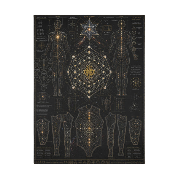 Sacred Geometry Blanket — Sacred Blueprint