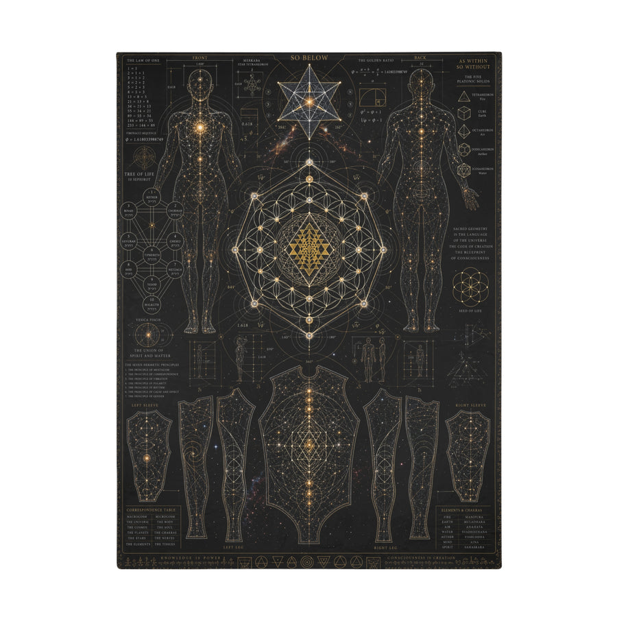 Sacred Geometry Blanket — Sacred Blueprint