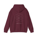 Seed of Life Hoodie — Maroon