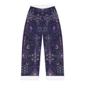 Pantalon de pyjama géométrie sacrée — Tissu céleste — Femme