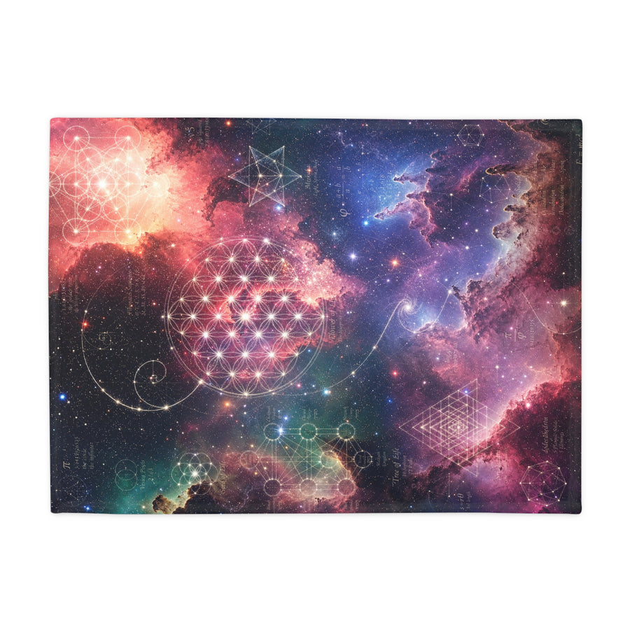 Sacred Geometry Blanket — Lagoon Nebula