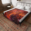 Sacred Geometry Blanket — Red Spider Nebula