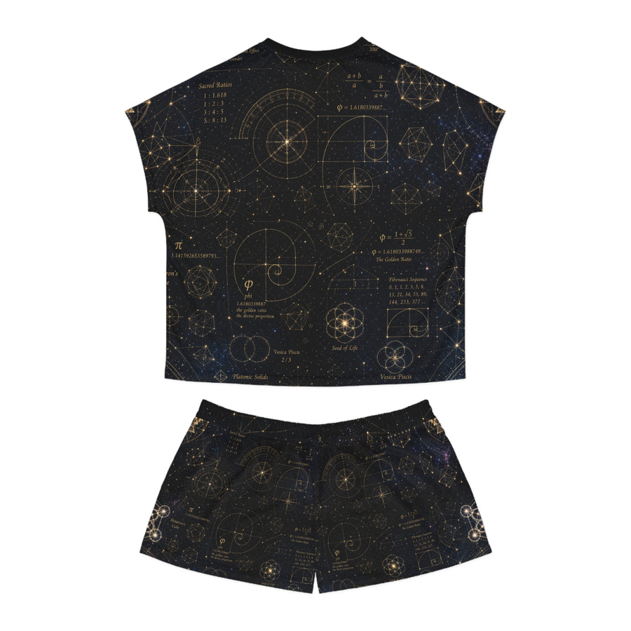 Women's Sacred Geometry Pyjama Set — Cosmic Blueprint