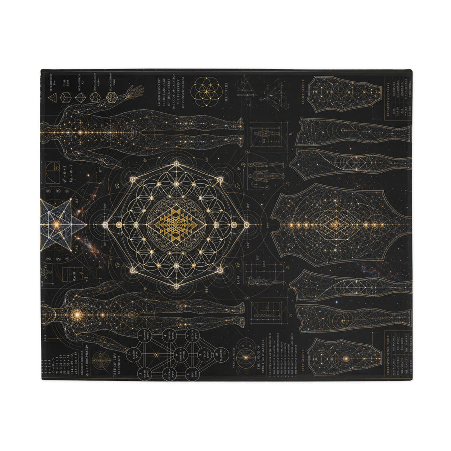 Sacred Geometry Blanket — Sacred Blueprint