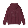 Platonic Solids Hoodie — Maroon