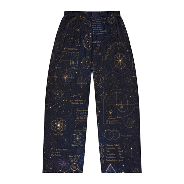 Pantalon de pyjama géométrie sacrée — Plan cosmique — Homme