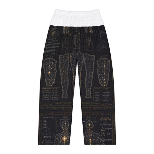 Pantalon de pyjama géométrie sacrée — Plan sacré — Femme