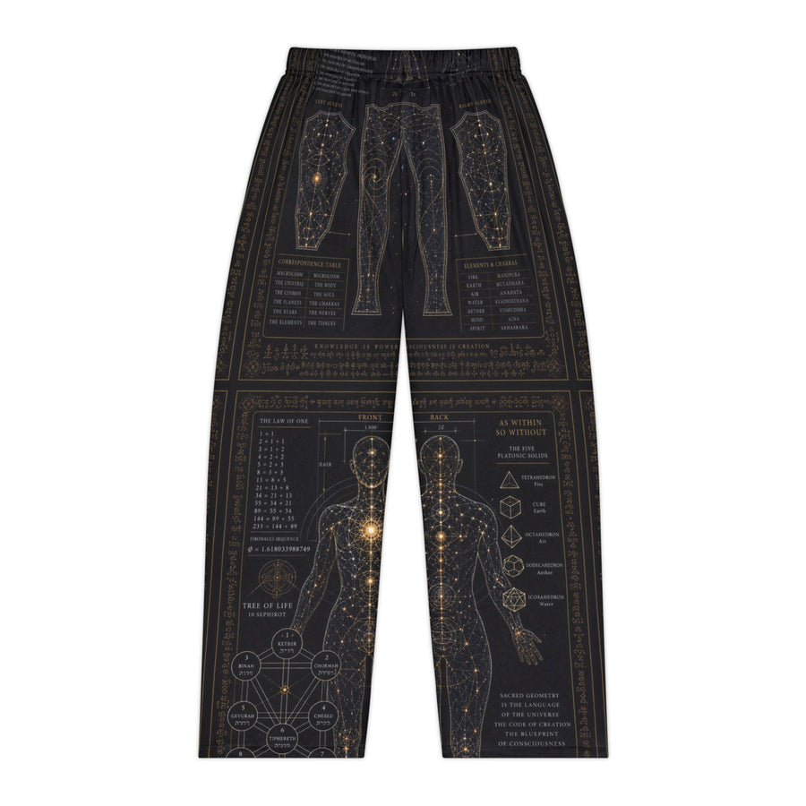 Women's Sacred Geometry Pyjama Pants — Sacred Blueprint