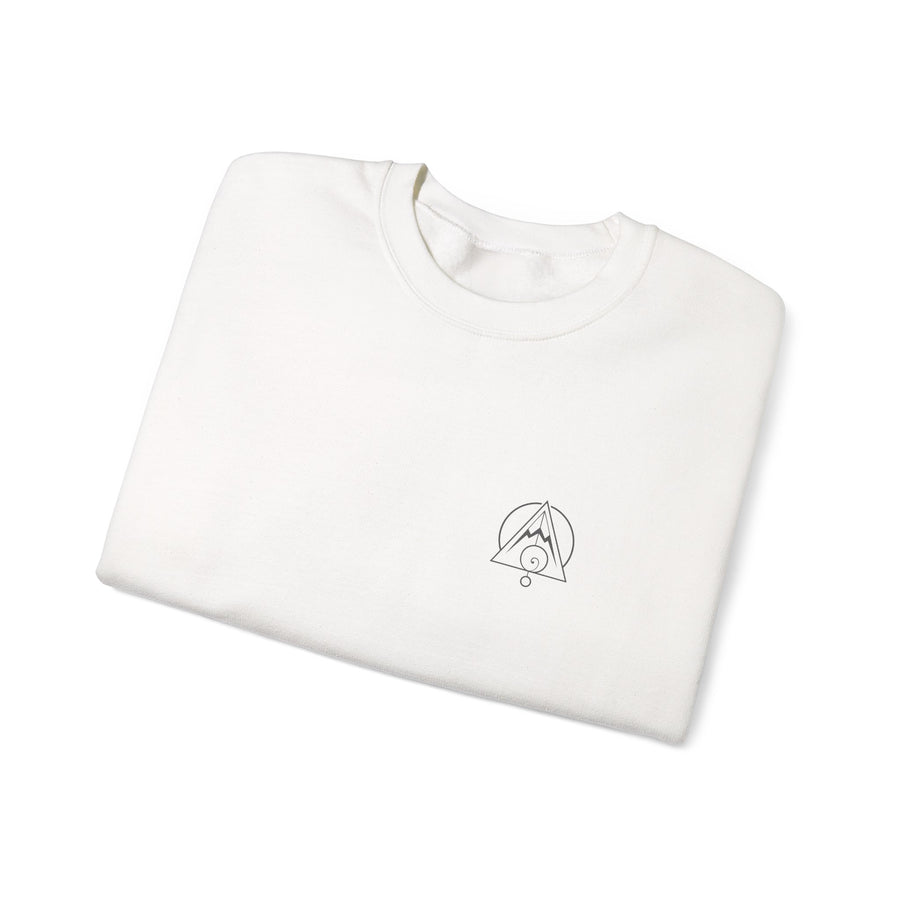Flower of Life Crewneck — White