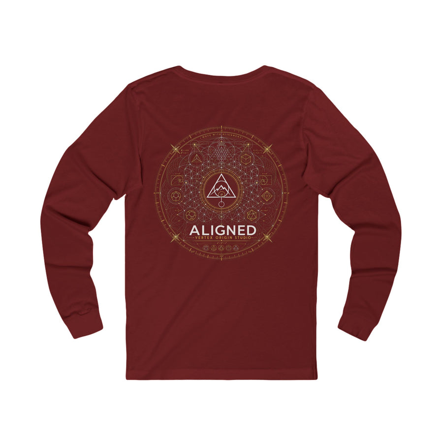 Aligned Long Sleeve — Cardinal