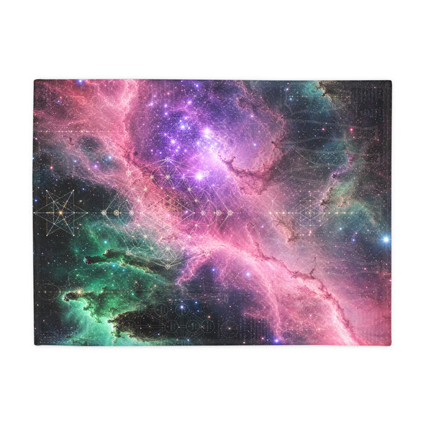 Sacred Geometry Fleece Blanket - Pillars of Creation