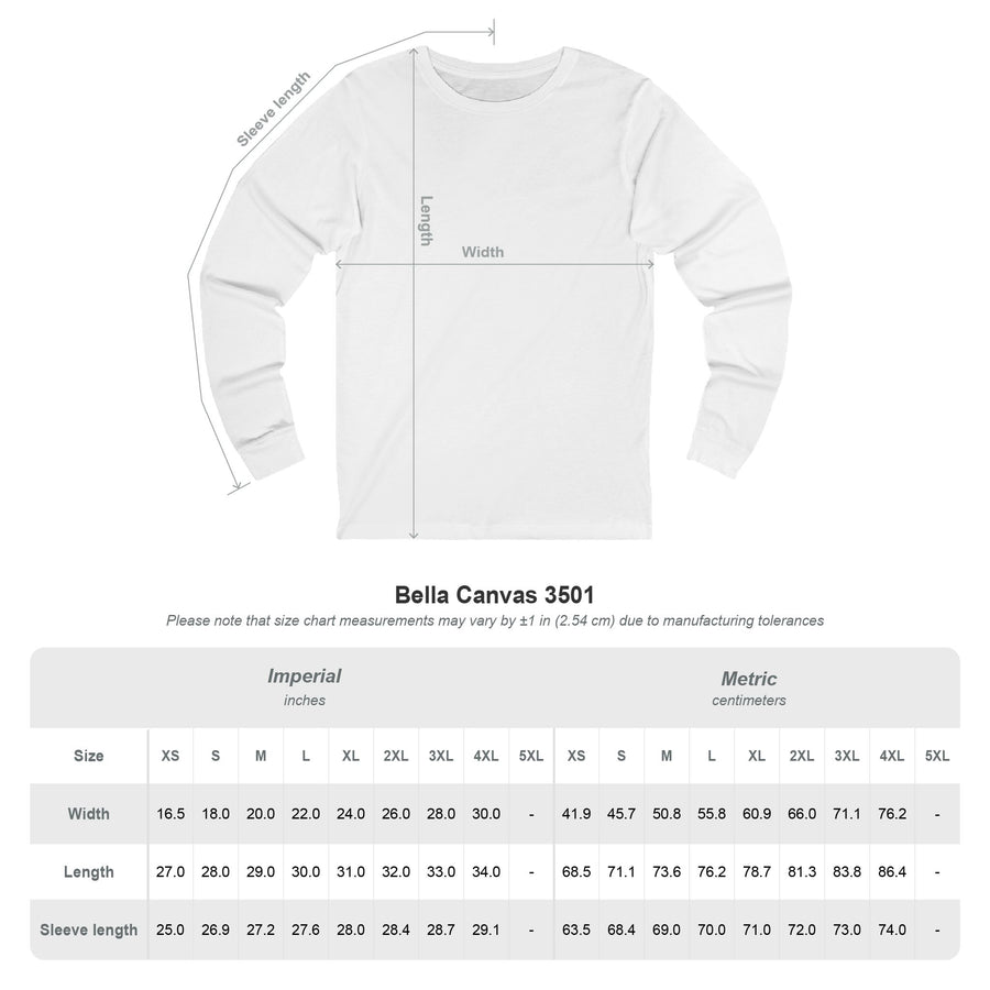 Vesica Piscis Long Sleeve — White