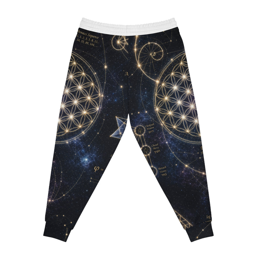Sacred Geometry Joggers — Cosmic Constellation