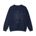 Merkaba Crewneck — Navy