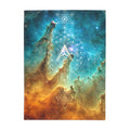 Sacred Geometry Blanket — Bubble Nebula