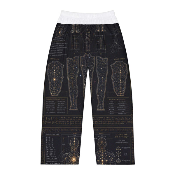 Pantalon de pyjama géométrie sacrée — Plan sacré — Homme