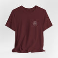Aligned Tee — Maroon