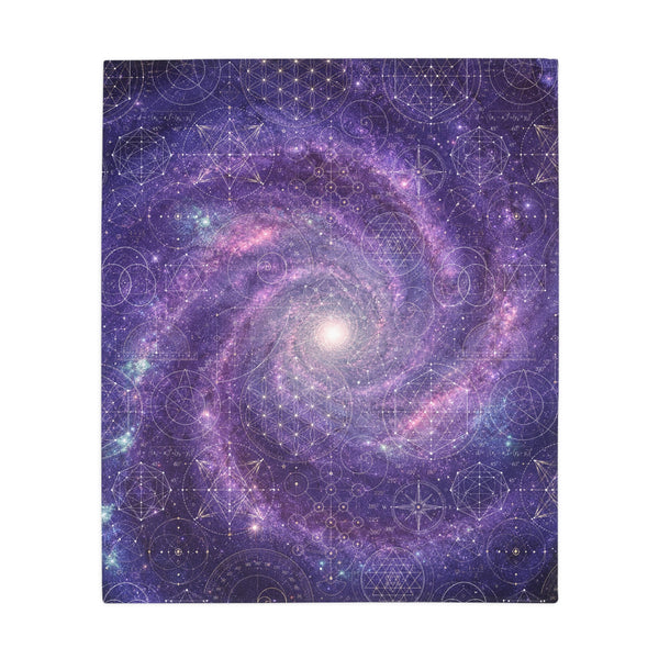 Sacred Geometry Fleece Blanket - Tarantula Nebula
